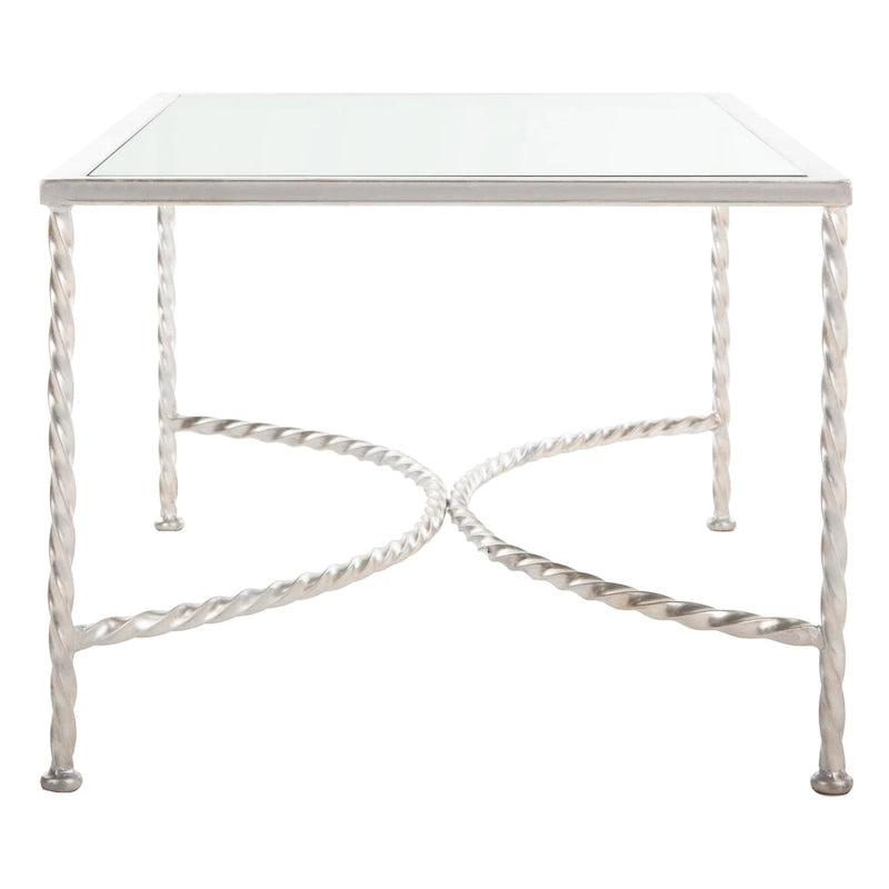 Table basse en verre SAFAVIEH Couture Sedighe - 40 cm L x 24 cm P x 18 cm H