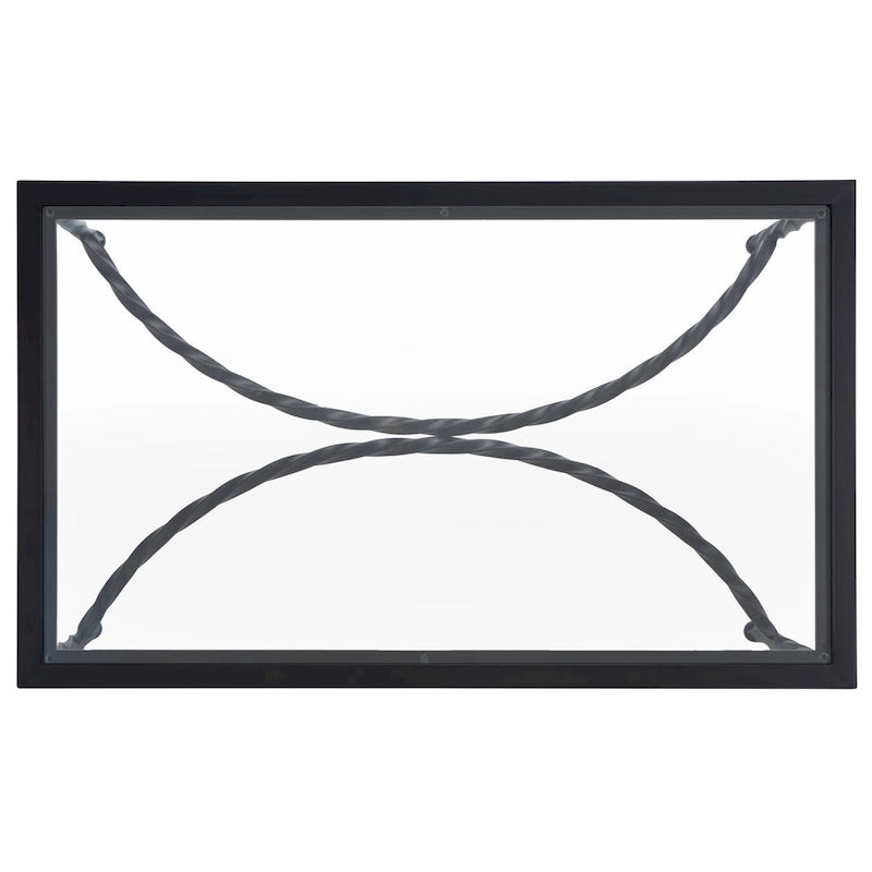 Table basse en verre SAFAVIEH Couture Sedighe - 40 cm L x 24 cm P x 18 cm H