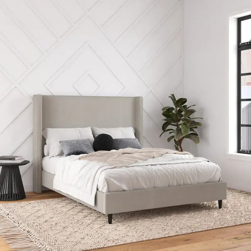 Lit plateforme rembourré Avenue Greene Esma