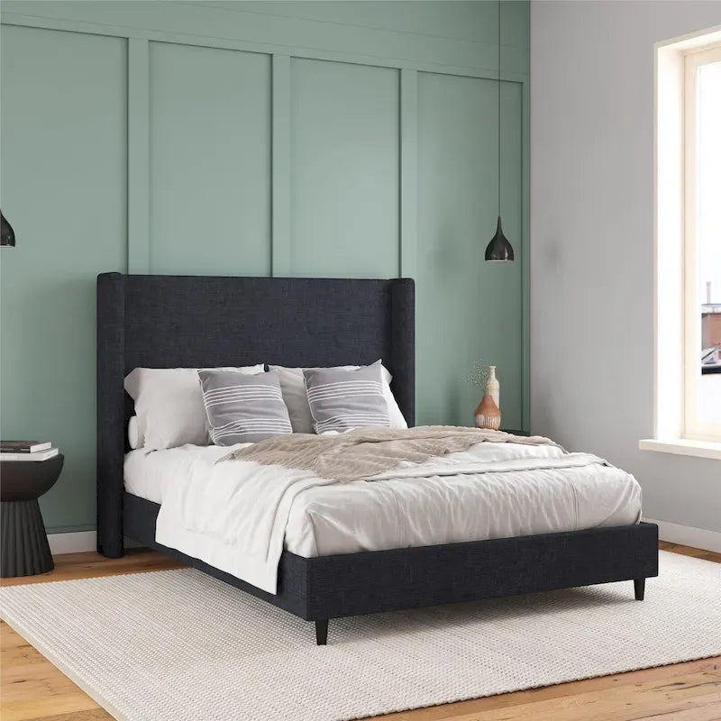 Lit plateforme rembourré Avenue Greene Esma