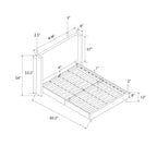Lit plateforme rembourré Avenue Greene Esma