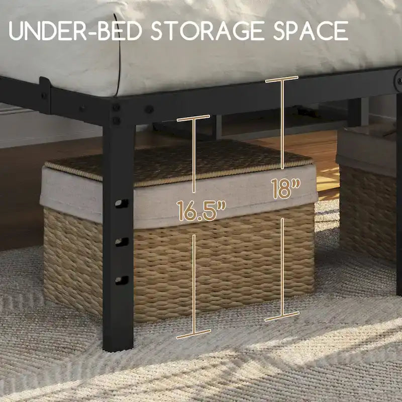 Sommier à lattes en métal Yaheetech