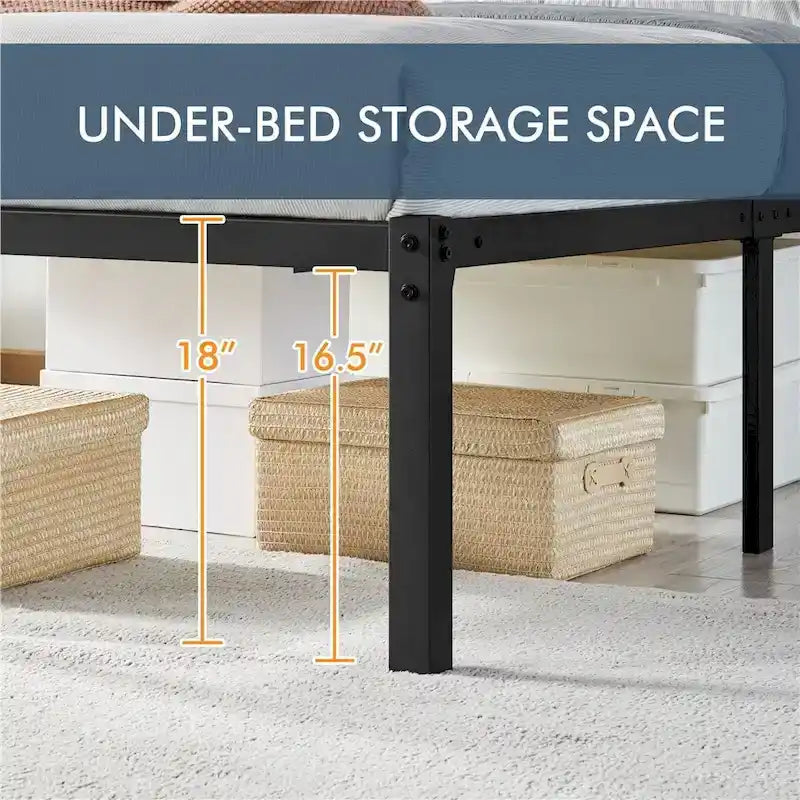 Sommier à lattes en métal Yaheetech