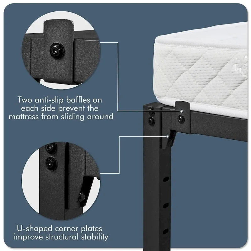 Sommier à lattes en métal Yaheetech