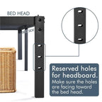 Sommier à lattes en métal Yaheetech