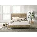Almaden Kubu Grey Panel Bed