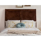 Lit plateforme Andorre avec pied de lit à panneaux et lit gigogne Twin XL