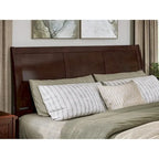 Lit plateforme Andorre avec pied de lit à panneaux et lit gigogne Twin XL