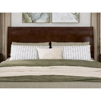 Lit plateforme Andorre avec pied de lit à panneaux et lit gigogne Twin XL