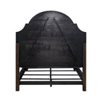 Cadre de lit rembourré marron selle Paradise Valley - Options de taille