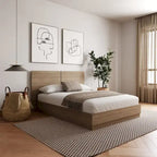 Lit plateforme Milano avec tête de lit