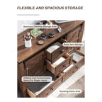 Commode de style campagnard, commode à tiroirs, meuble TV avec commode, commode de rangement