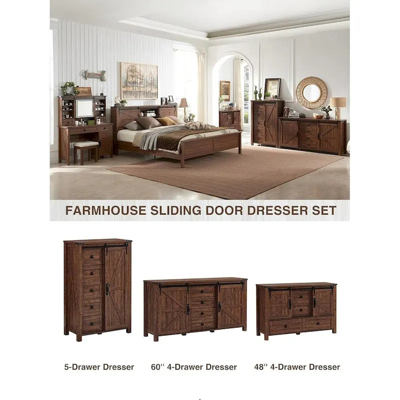 Commode de style campagnard, commode à tiroirs, meuble TV avec commode, commode de rangement