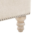 Fauteuil d'appoint moderne avec accoudoirs, structure en bois massif et coussin lombaire, pour salon