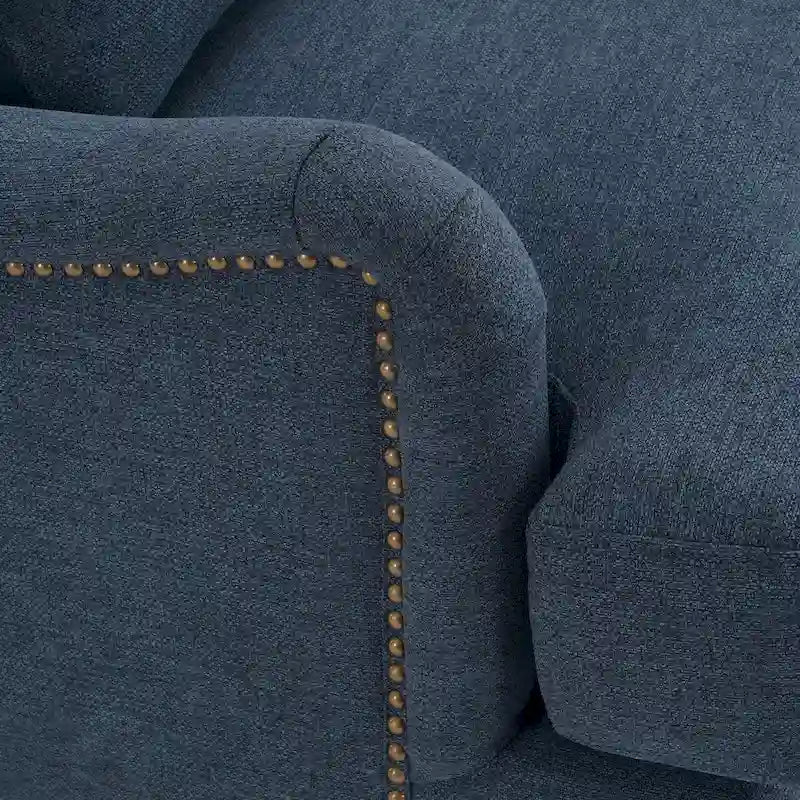 Fauteuil d'appoint moderne avec accoudoirs, structure en bois massif et coussin lombaire, pour salon