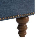 Fauteuil d'appoint moderne avec accoudoirs, structure en bois massif et coussin lombaire, pour salon