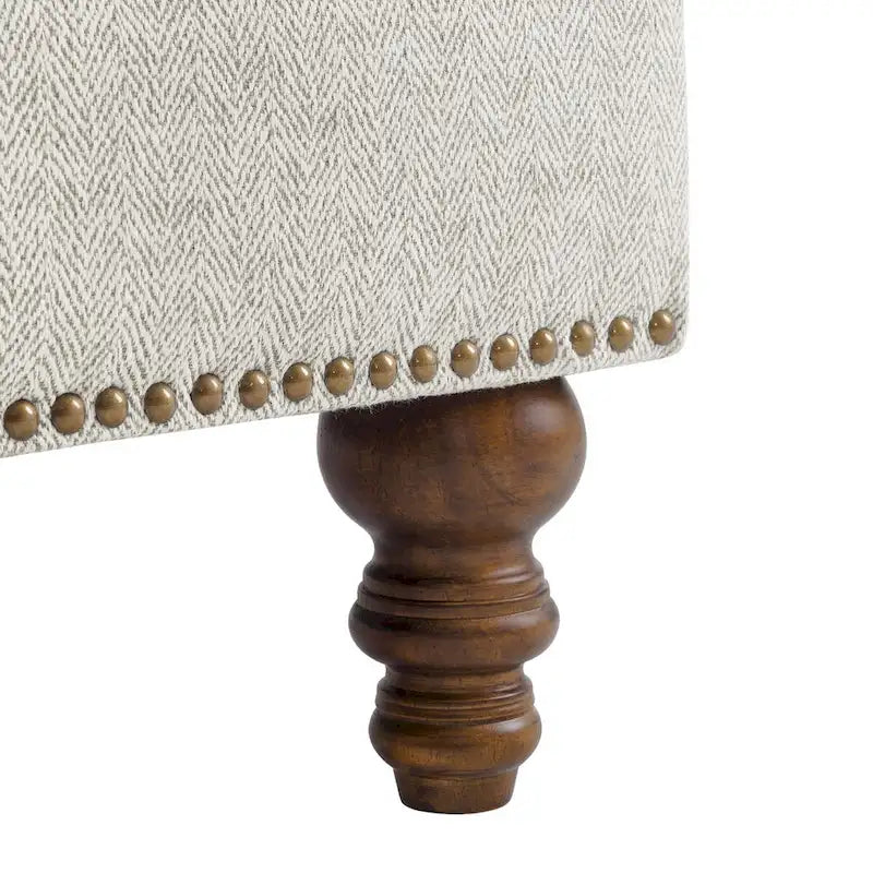 Fauteuil d'appoint moderne avec accoudoirs, structure en bois massif et coussin lombaire, pour salon