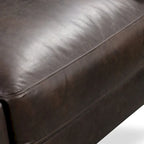 Canapé Sorrento de Poly &amp; Bark - Cuir italien pleine fleur véritable