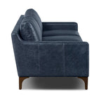 Canapé Sorrento de Poly &amp; Bark - Cuir italien pleine fleur véritable