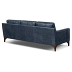 Canapé Sorrento de Poly &amp; Bark - Cuir italien pleine fleur véritable