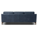 Canapé Sorrento de Poly &amp; Bark - Cuir italien pleine fleur véritable