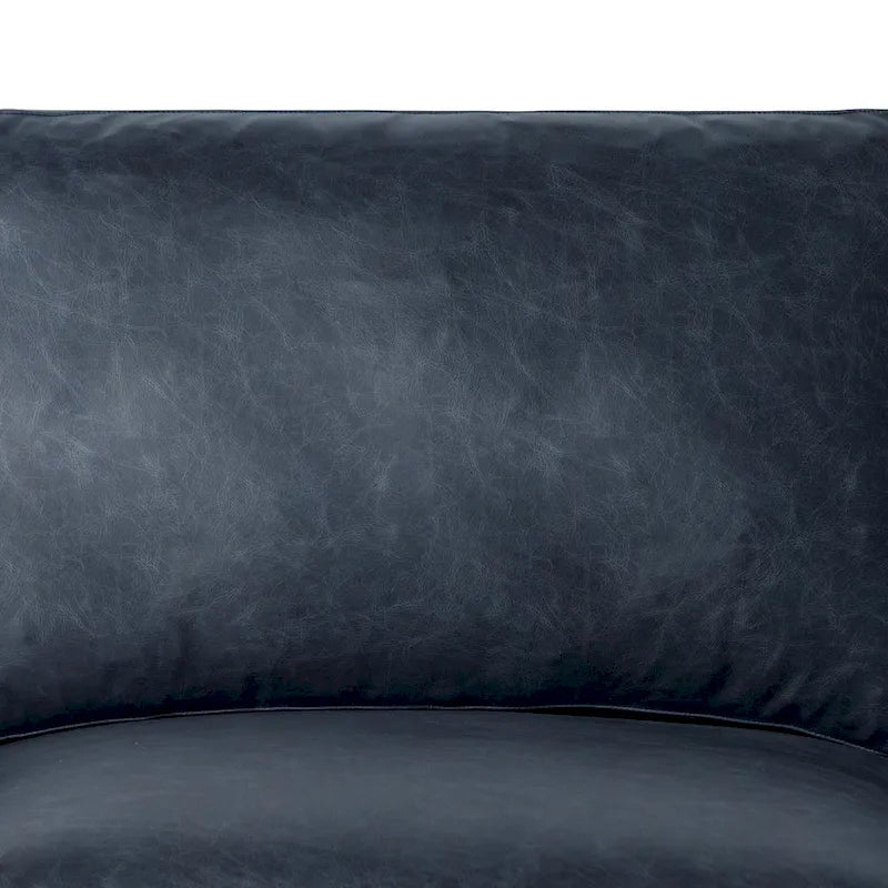 Canapé Sorrento de Poly &amp; Bark - Cuir italien pleine fleur véritable