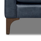 Canapé Sorrento de Poly &amp; Bark - Cuir italien pleine fleur véritable