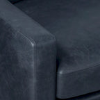 Canapé Sorrento de Poly &amp; Bark - Cuir italien pleine fleur véritable