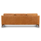 Canapé Sorrento de Poly &amp; Bark - Cuir italien pleine fleur véritable