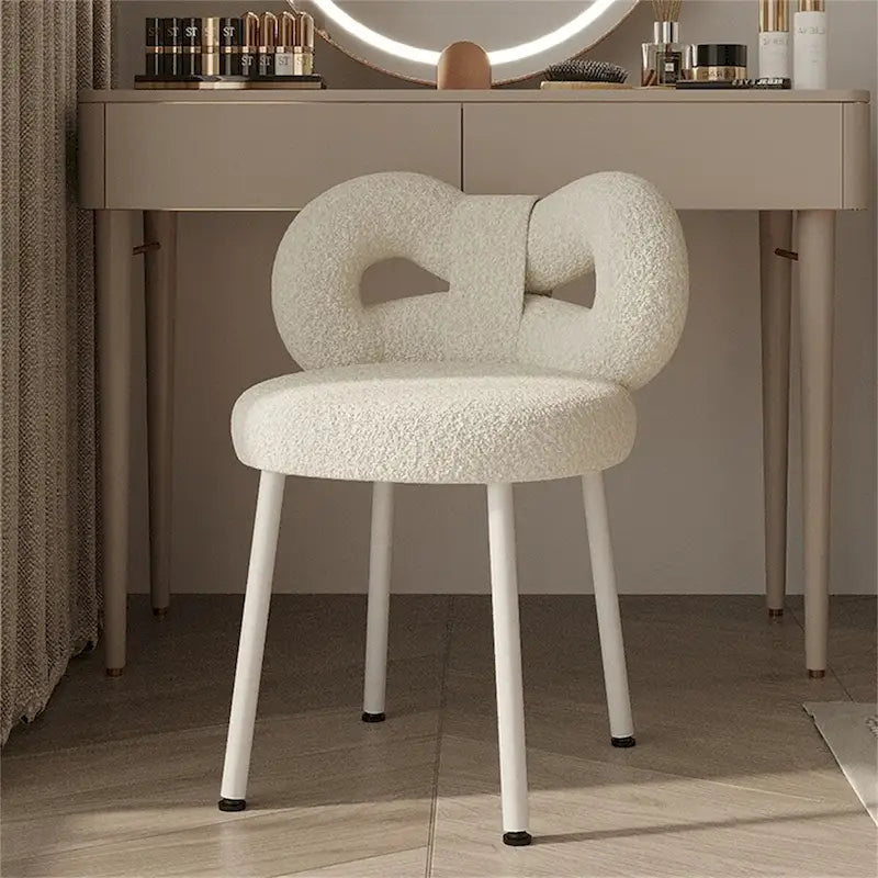 Chaise de coiffeuse papillon pour chambre à coucher