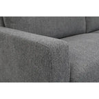 Ensemble de canapés de salon 2 pièces rembourrés de style transitionnel