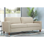 Ensemble de canapés de salon 2 pièces rembourrés de style transitionnel