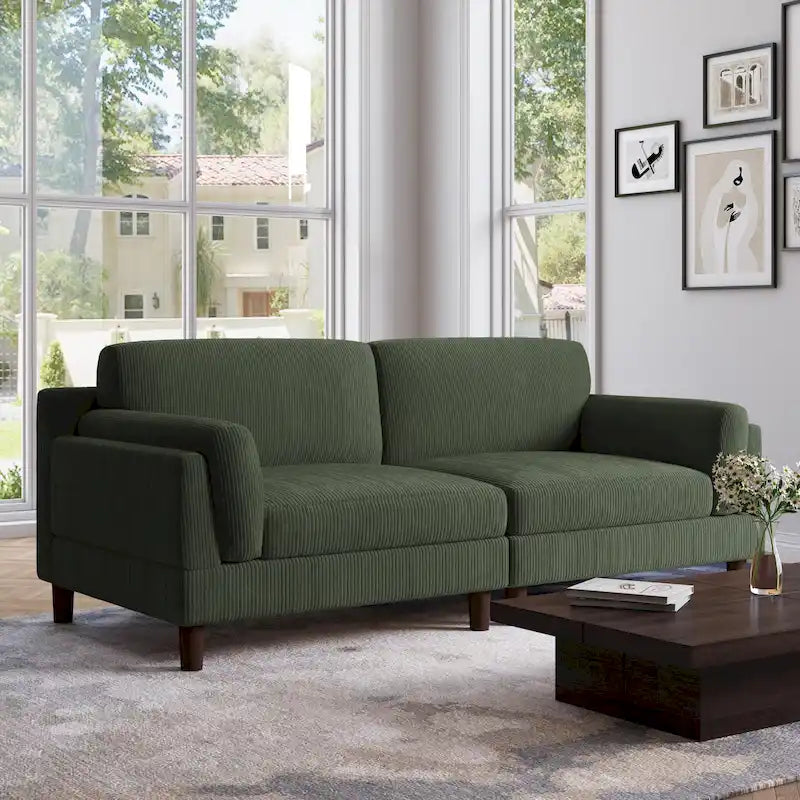 Canapé profond de 90 pouces, confortable pour le salon