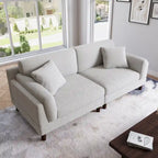 Canapé profond de 90 pouces, confortable pour le salon