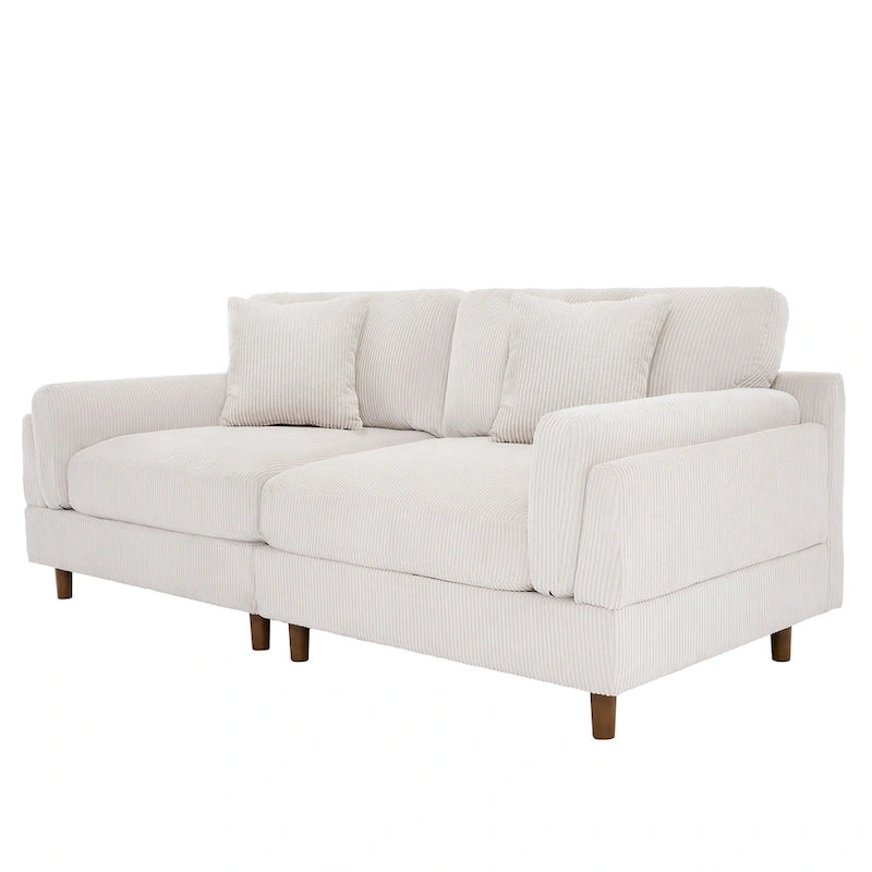 Canapé profond de 90 pouces, confortable pour le salon