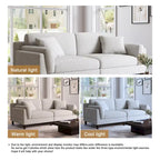 Canapé profond de 90 pouces, confortable pour le salon