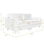 Canapé profond de 90 pouces, confortable pour le salon