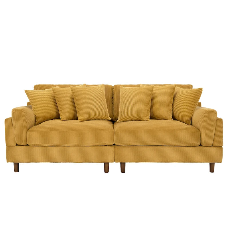 Canapé profond de 90 pouces, confortable pour le salon