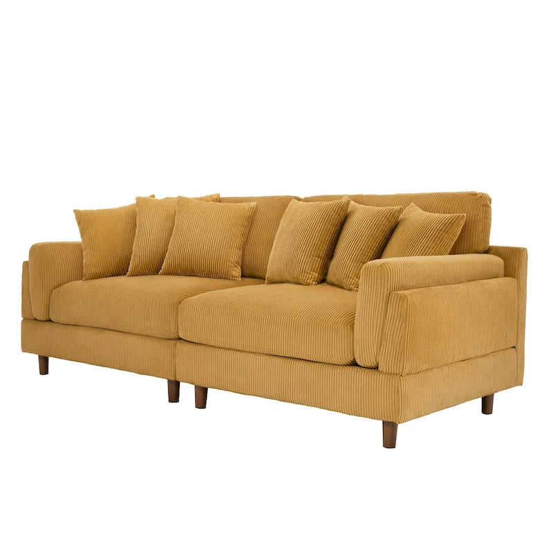 Canapé profond de 90 pouces, confortable pour le salon