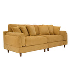 Canapé profond de 90 pouces, confortable pour le salon