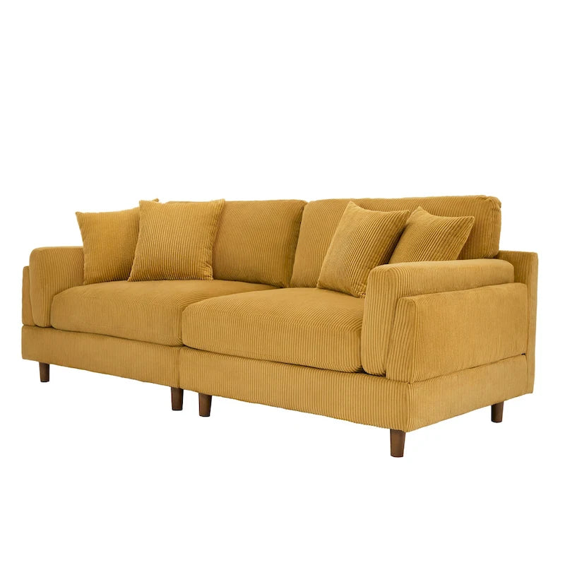 Canapé profond de 90 pouces, confortable pour le salon