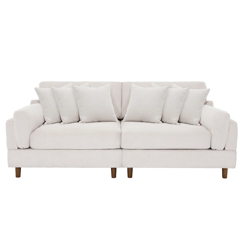 Canapé profond de 90 pouces, confortable pour le salon