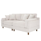 Canapé profond de 90 pouces, confortable pour le salon