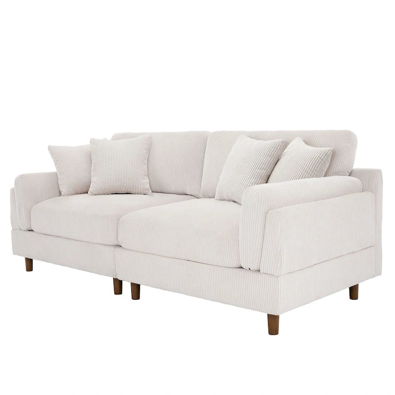 Canapé profond de 90 pouces, confortable pour le salon