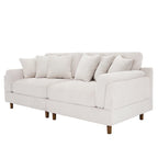 Canapé profond de 90 pouces, confortable pour le salon