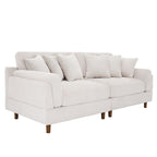 Canapé profond de 90 pouces, confortable pour le salon