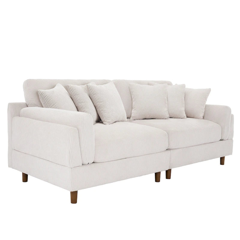 Canapé profond de 90 pouces, confortable pour le salon