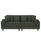 Canapé profond de 90 pouces, confortable pour le salon