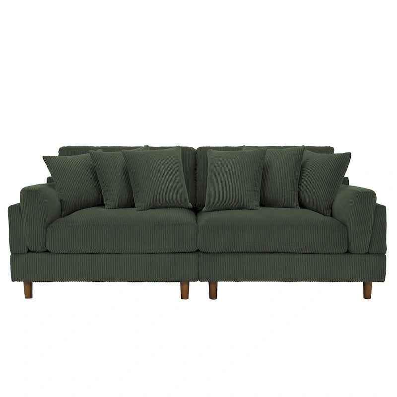 Canapé profond de 90 pouces, confortable pour le salon