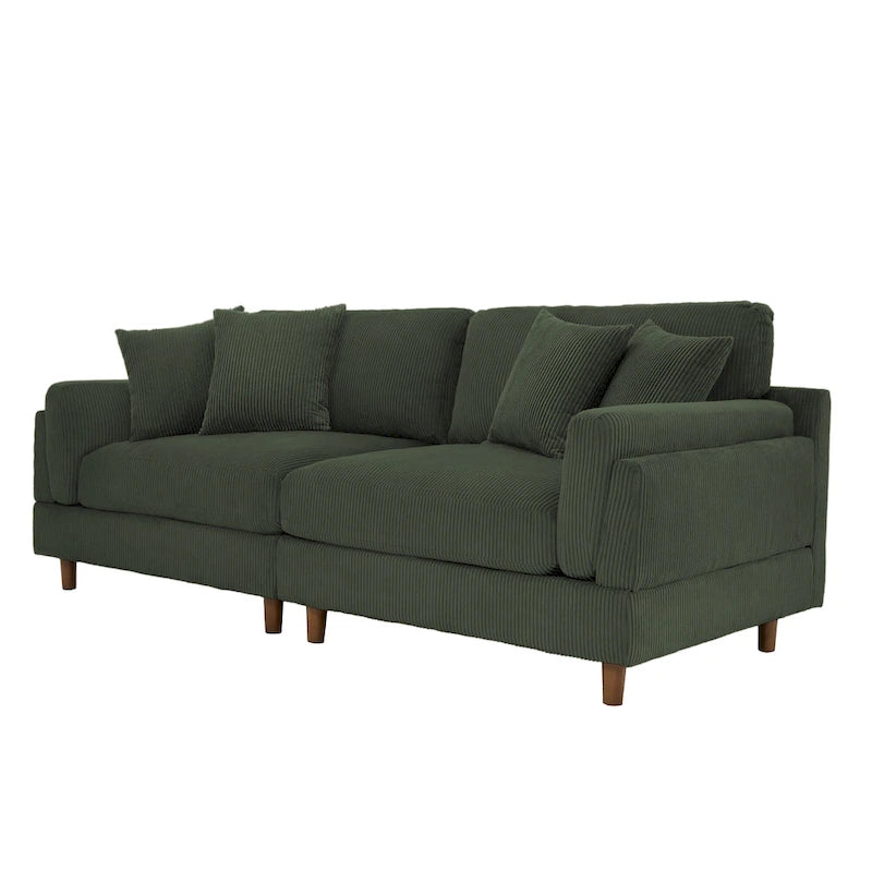 Canapé profond de 90 pouces, confortable pour le salon